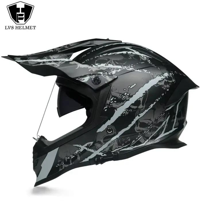 Casque de moto rcycle, atv, cross, cross, hors route, course