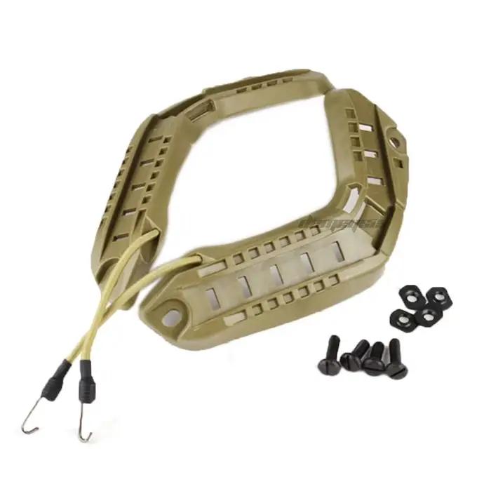 Rail de montage tactique pour casque Fast Helmet en ABS portable universel pour chasseurs et joueurs de paintball