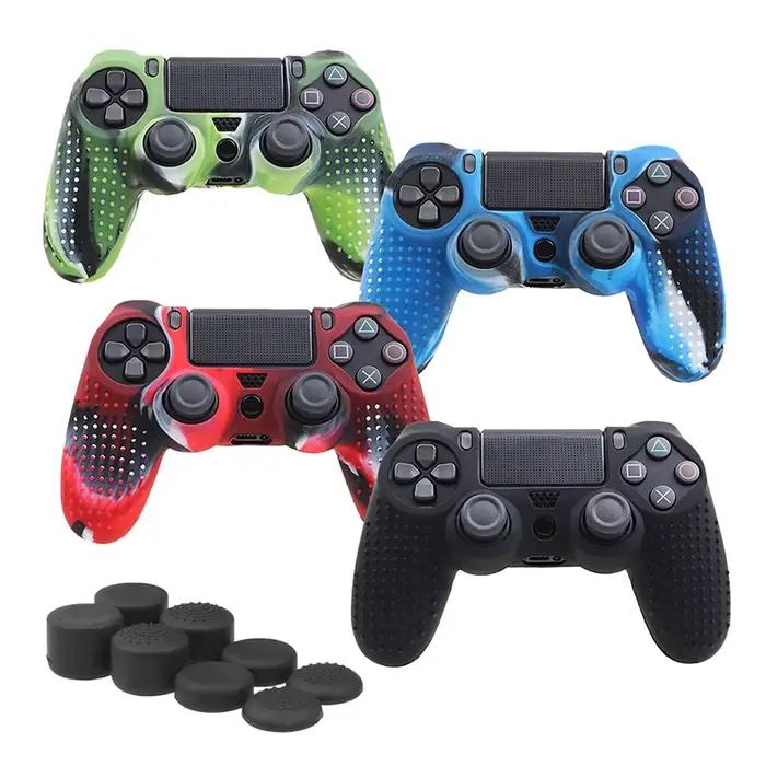CamSolomon-Juste en caoutchouc de silicone pour manette PS4 PlayStation 4