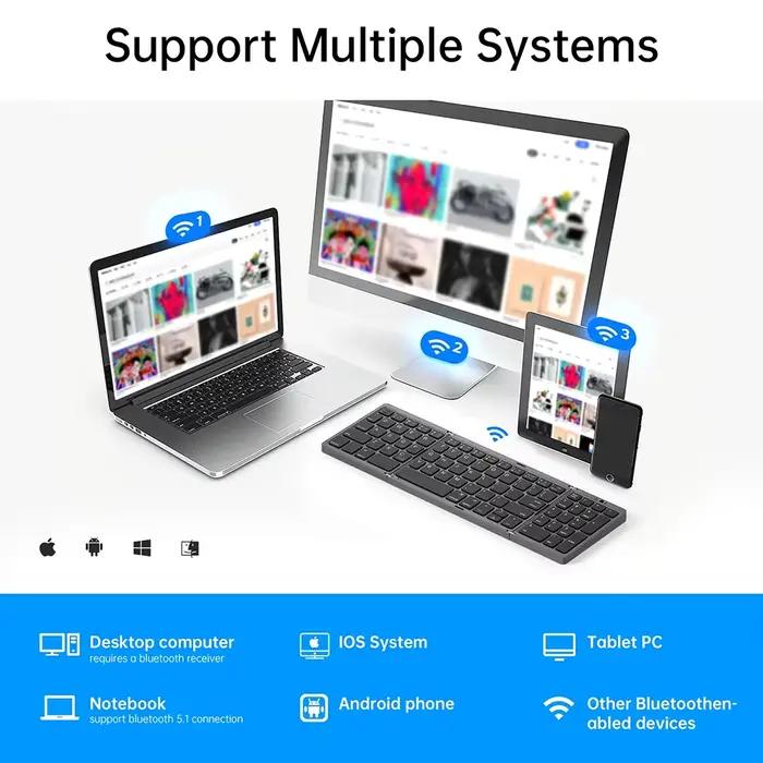 Clavier pliable sans fil