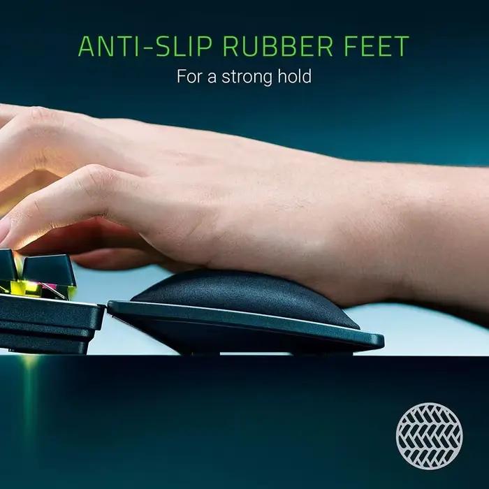 Razer repose-poignet ergonomique Pro pour claviers Full-104 Gel de refroidissement base en caoutchouc antidérapante infurée