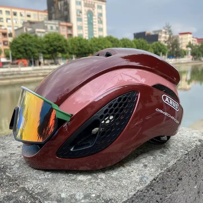 Casque de vélo ultra léger, casque rigide TT pour course de contre-la-montre, casque de cyclisme sur route, casque de vélo unisexe, casque de cyclisme en plein air, montagne, route