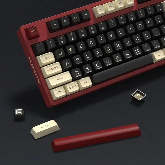 KBDiy 161 touches/ensemble SA profil Rome Keycaps Gamer Double Shot ISO PBT Keycap pour clavier mécanique bricolage personnalisé pour commutateurs MX