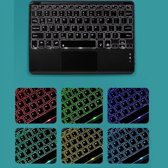 Clavier rétroéclairé 7 couleurs avec pavé tactile pour Xiaoxin Pad 2024