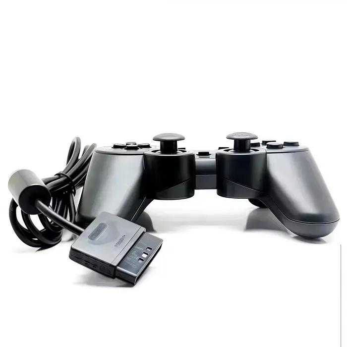 Contrôleur PS2 contrôleur analogique filaire manette de jeu manette Joypad pour PS2 Sony Console double choc Vibration Joypad contrôleur filaire