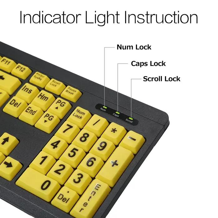 Clavier filaire USB, grand