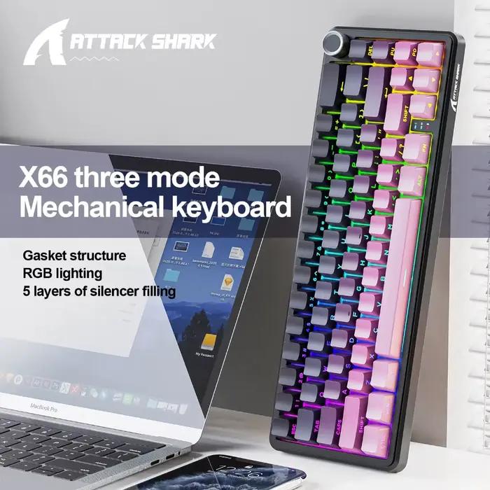 Clavier mécanique sans fil ATTACK SHARK X66