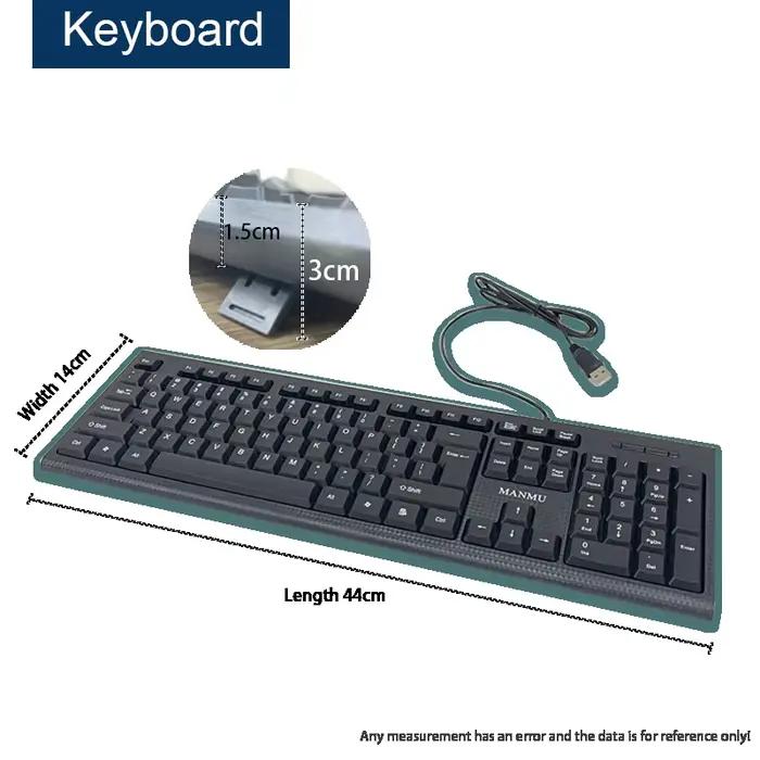 MANMU bureau clavier filaire jeu