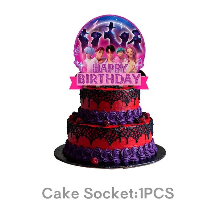 Ensemble d'accessoires pour fête d'anniversaire K-pop pour enfants