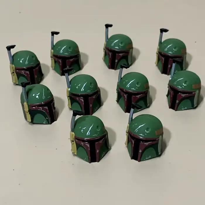 Lot de 5/10 casques adaptés aux figurines d'action Star Wars The Vintage Collection Boba Fett Tatooine Deluxe de 3.75
