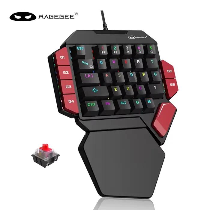 Mini clavier de jeu mécanique à une main – 35 touches