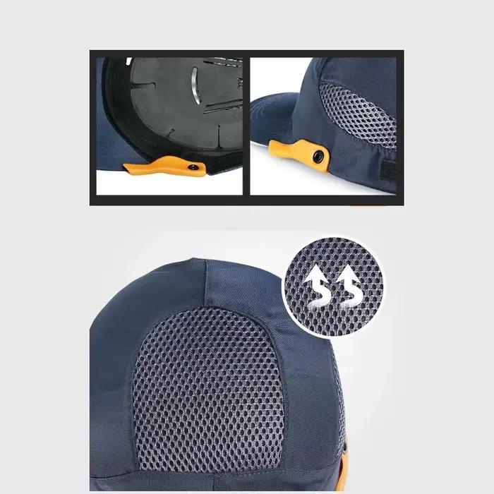 Casquette de sécurité avec coque intérieure rigide, casque de protection, style casquette de baseball, travail, usine, magasin, protection de la tête de transport, nouveau, 2023