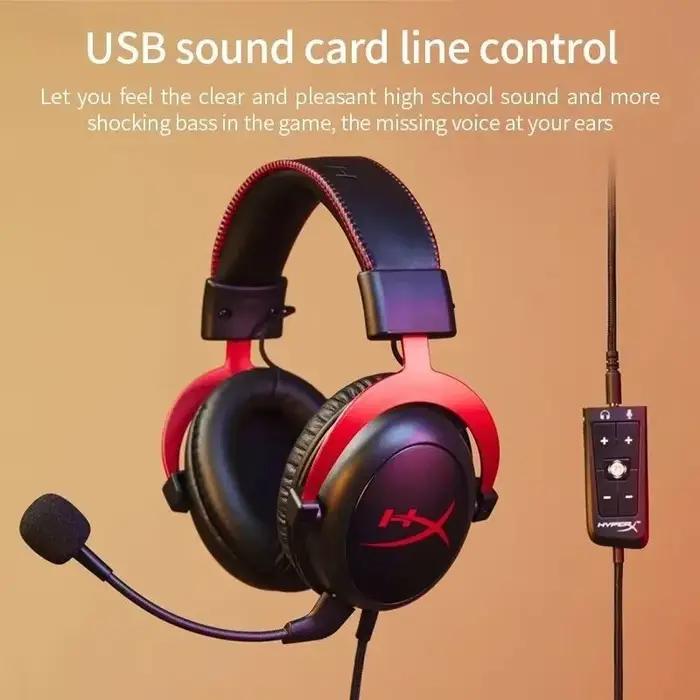 Casque filaire de jeu HyperX Cloud 2 II avec son surround HiFi 7.1