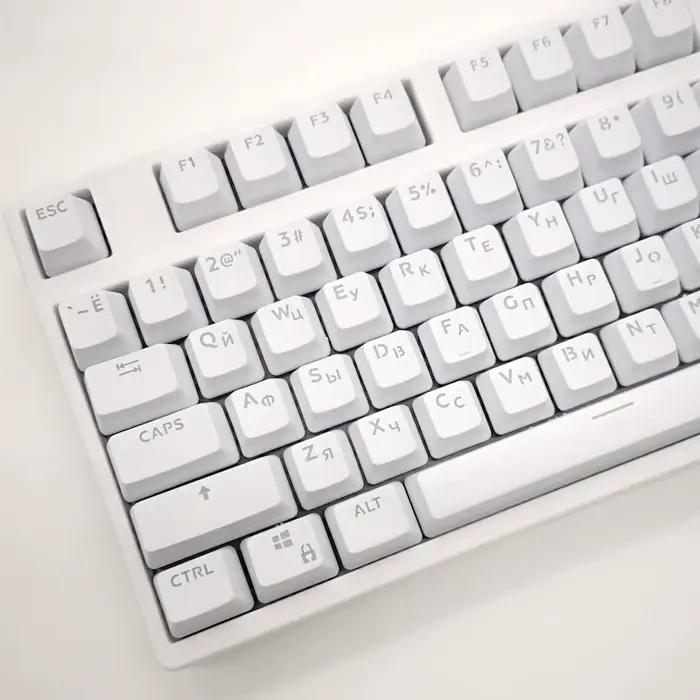 Capuchons de touches avec lettres arabes et espagnoles pour clavier mécanique