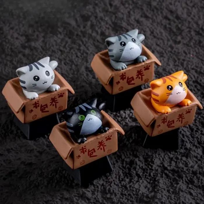 Personnalisez votre clavier fait à la main avec des capuchons de touches de chat mignon