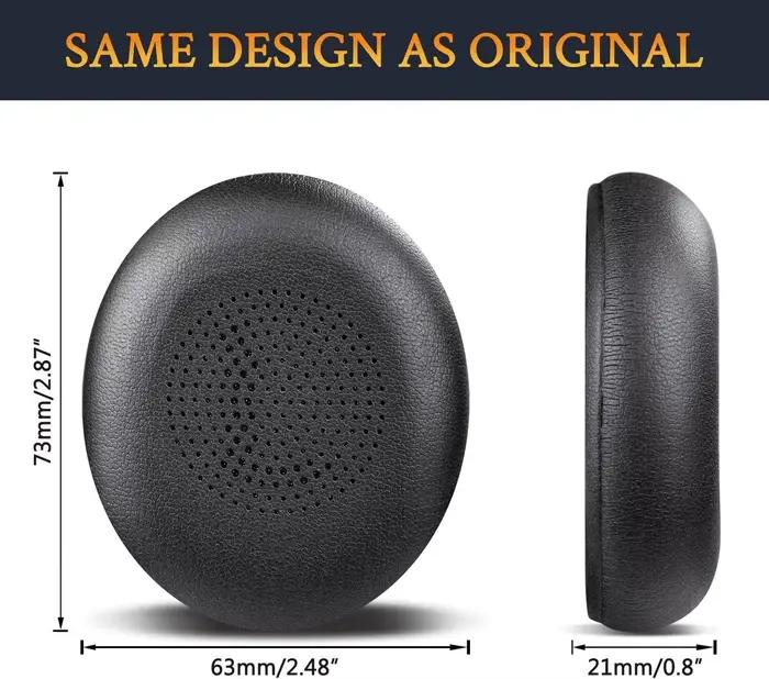 Oreillettes de remplacement pour Jabra Evolve2 65 (65MS 65UC USB)/Evolve2 40 (40UC 40MS USB)/Elite 45h