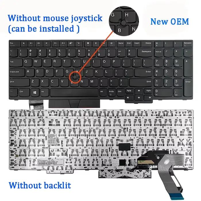 Nouveau clavier d'ordinateur portable Original pour Lenovo Thinkpad E580 E585 T590 E590 E595 L580 L590 P52 P53 P72 P73 R590 T15 P15S
