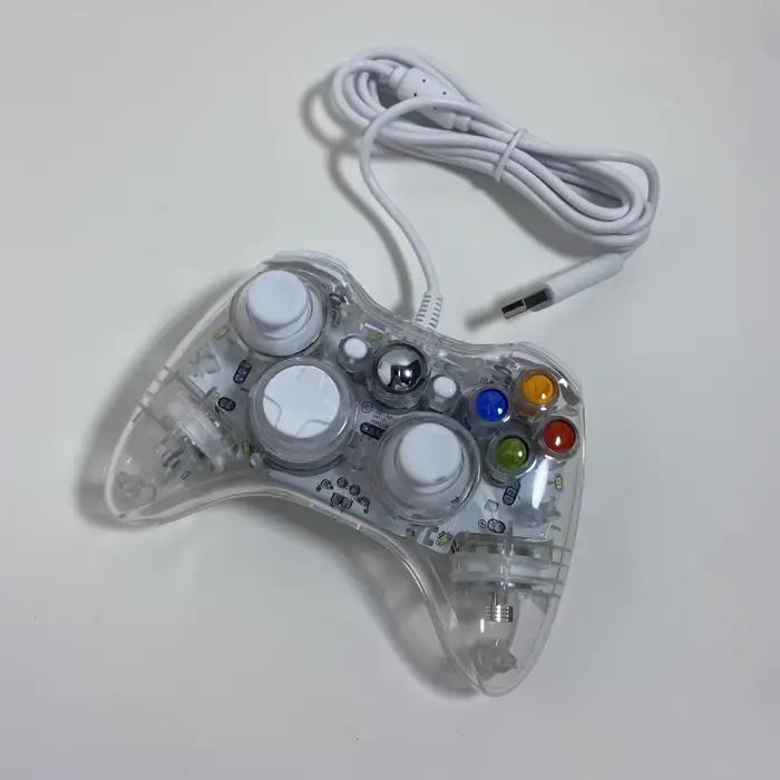 Contrôleur de manettes de jeu transparent Shell pour XBOX 360