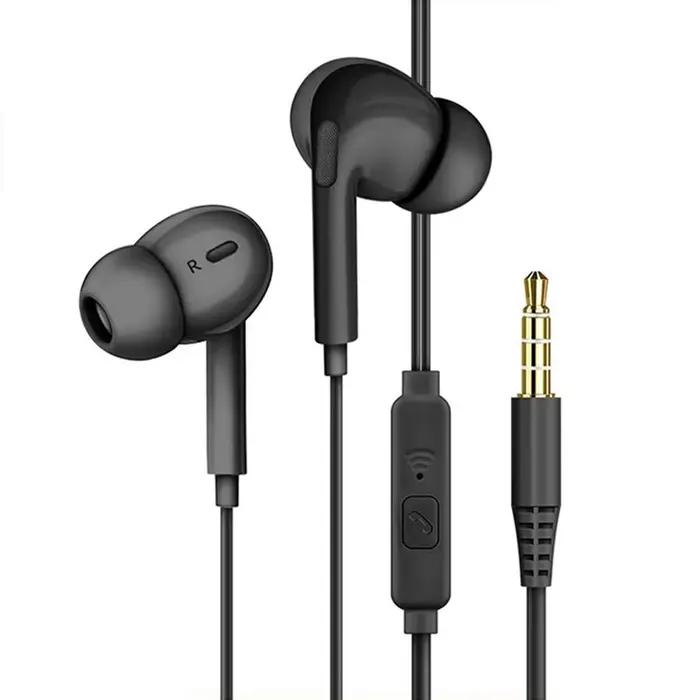 Écouteurs intra-auriculaires filaires universels haute qualité pour smartphone et ordinateur avec microphone intégré pour jeux vidéo et appels téléphoniques