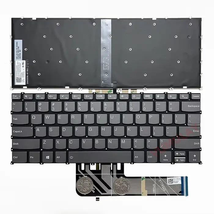 Clavier rétroéclairé espagnol/latin/AZERTY pour Lenovo IdeaPad Slim 5-14AHP9 83DB