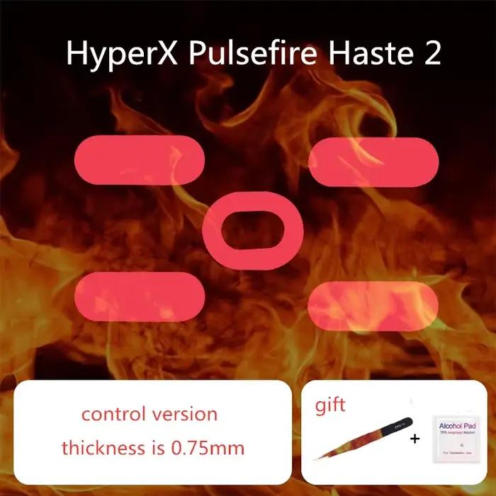 Patins de souris de remplacement pour HYPERX Pulsefire Hrechargeable 2