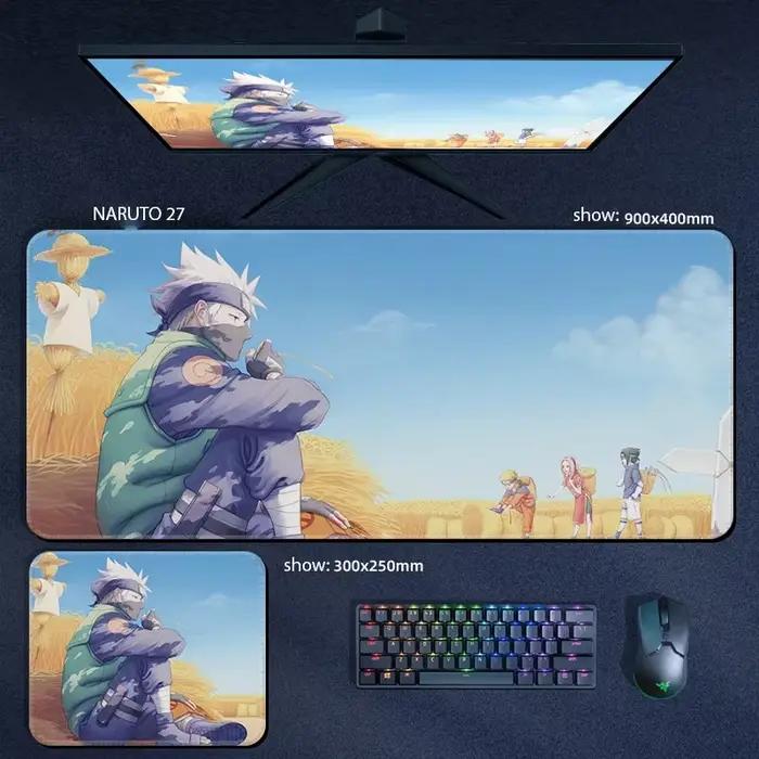 Naruto tapis de souris Anime jeu bidimensionnel créatif bureau clavier personnalisé