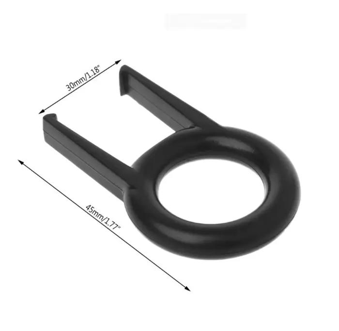 Extracteur de touches mécaniques noir pour réparation de clavier, 1 pièce