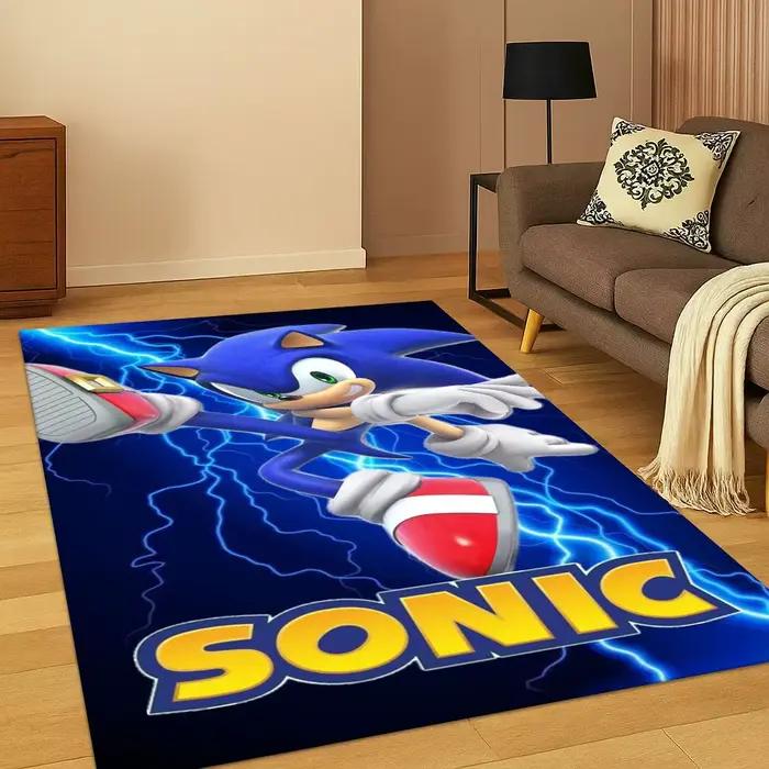 Tapis de jeu de dessin animé s-sonique 3D