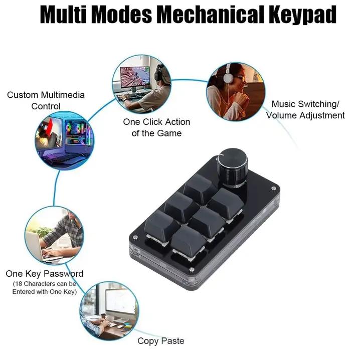 Mini clavier mécanique pour jeux