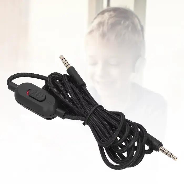 Câble audio pour casque de jeu avec contrôle du volume et du microphone pour Logitech G233 G433 GPROX