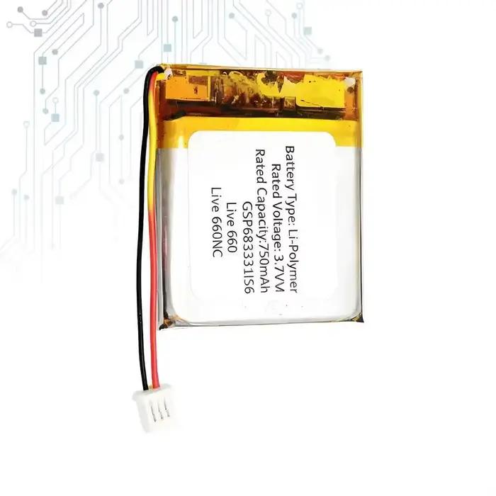 Batterie légère haute performance pour casque Jbl Live 660NC 660 683331 750mAh