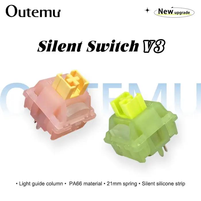 Outemu silencieux pêche V3 commutateur lubrifié