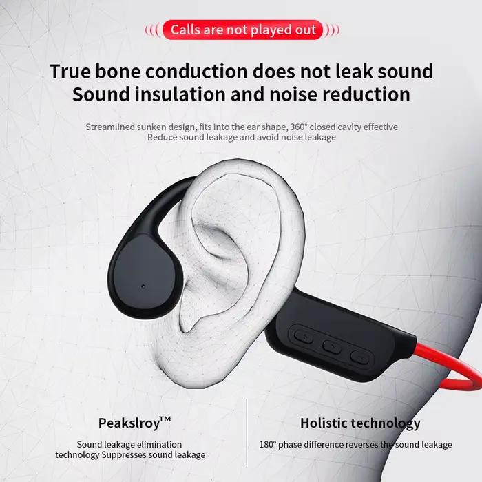 Casque à Conduction osseuse véritable IPX8 32GB Bluetooth 5.3
