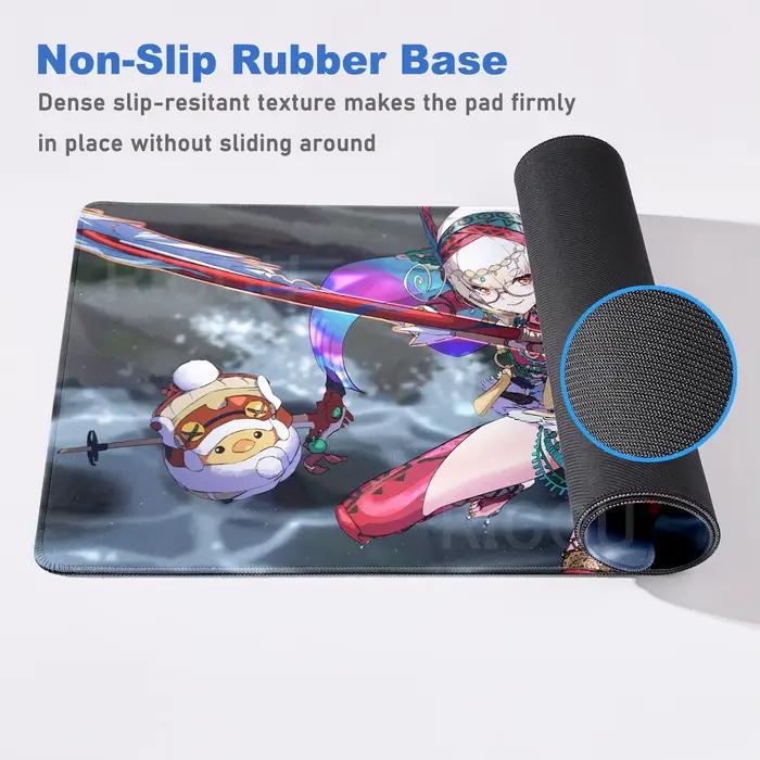 Tapis de souris de jeu Monster Hunter Wilds XXL bord en caoutchouc antidérapant avec verrouillage accessoires de jeu tapis de bureau étendu pour ordinateur matériaux de qualité pour joueurs et professionnels occasions de jeu et travail
