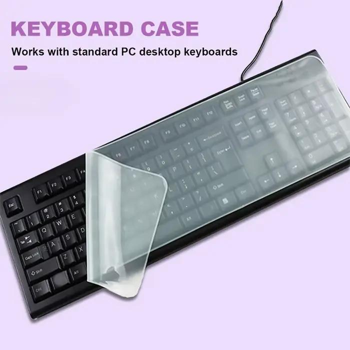 1 pièce de protection de clavier ultra-mince et transparente - housse