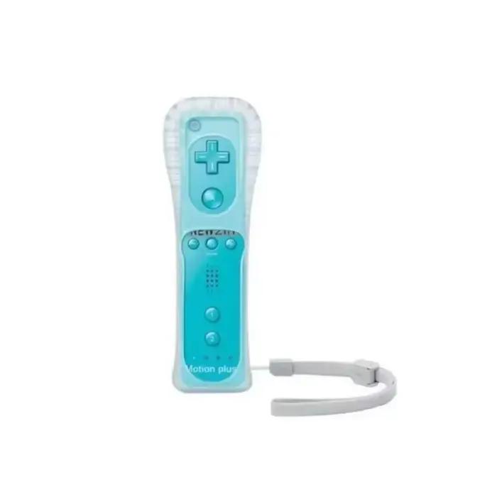 1 pièces télécommande Motion Plus en option pour manette de jeu à distance Wii pour contrôle de jeux Nintendo Wii avec coque en silicone