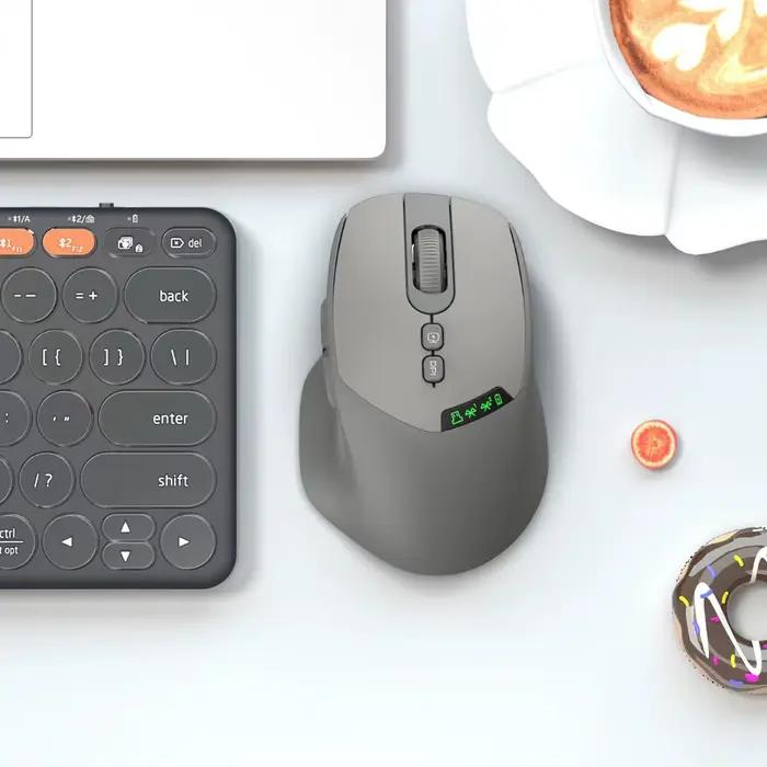 Souris sans fil silencieuse double mode 2026 Bluetooth 2.4G