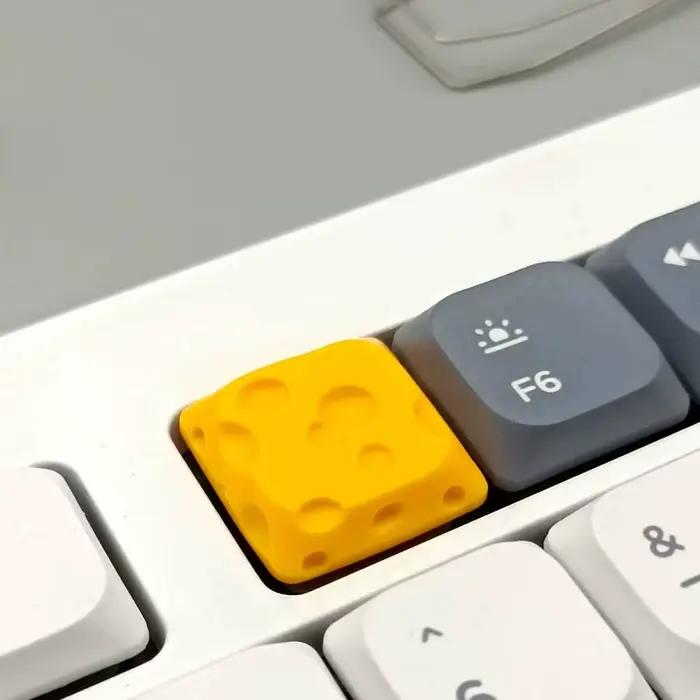 Cheese – capuchons de touches pour clavier mécanique KT