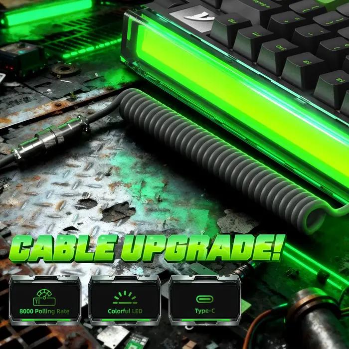 Clavier de jeu filaire ATTACK SHARK R85 HE 75 %