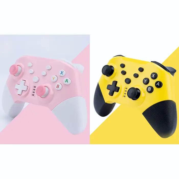 Manette de jeu rose Switch Pro