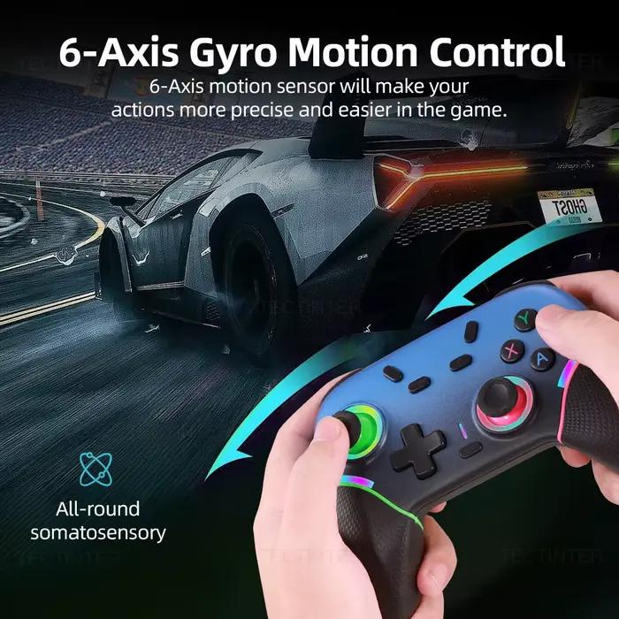 Contrôleur Bluetooth sans fil pour Nintendo Switch 2/PS3/PS4