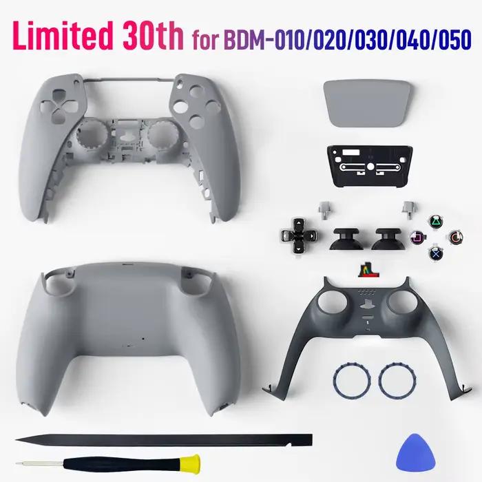 Coque de manette PS5 édition 30e anniversaire modèle BDM-010/020/030/040/050 rouge protecteur avant arrière gaming exclusivité occasion spéciale