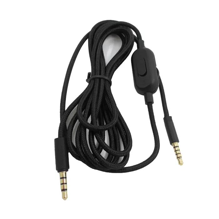 Câble audio pour casque de jeu avec contrôle du volume et du microphone pour Logitech G233 G433 GPROX