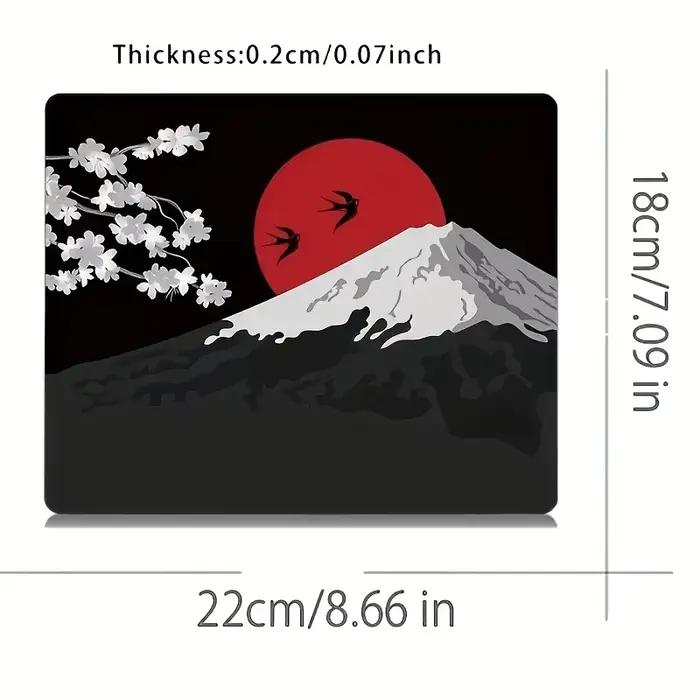 Petit tapis de souris Cherry Blossoms Mount Fuji