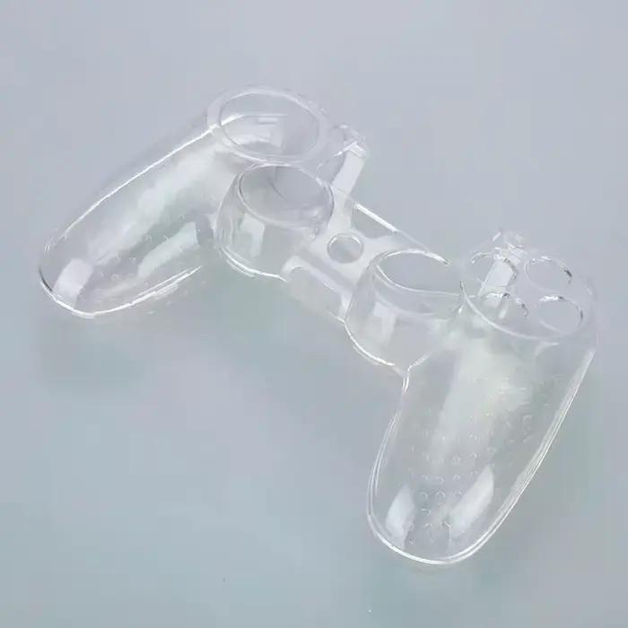 Étui transparent en PC rigide pour manette PS4 protection tendance occasionnelle gaming collectionnage
