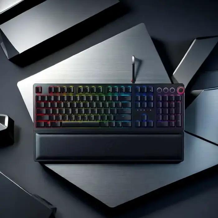 Razer Huntsman Elite clavier de jeu commutateurs optiquesChroma RGB repose-poignet magnétique action rapide PC de jeu