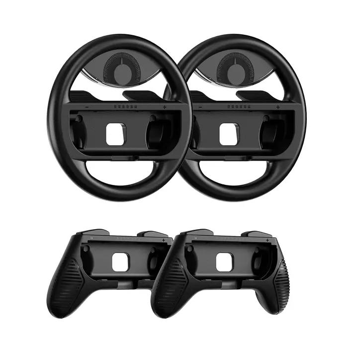 Kit de poignées de volant Joy-Con pour Switch Mario Kart 8 Deluxe