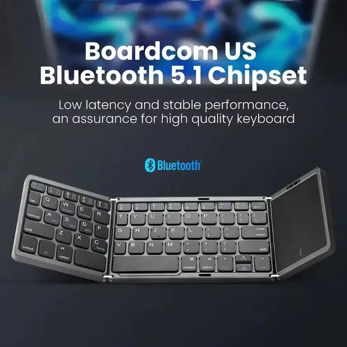 Mini clavier Bluetooth sans fil pliable