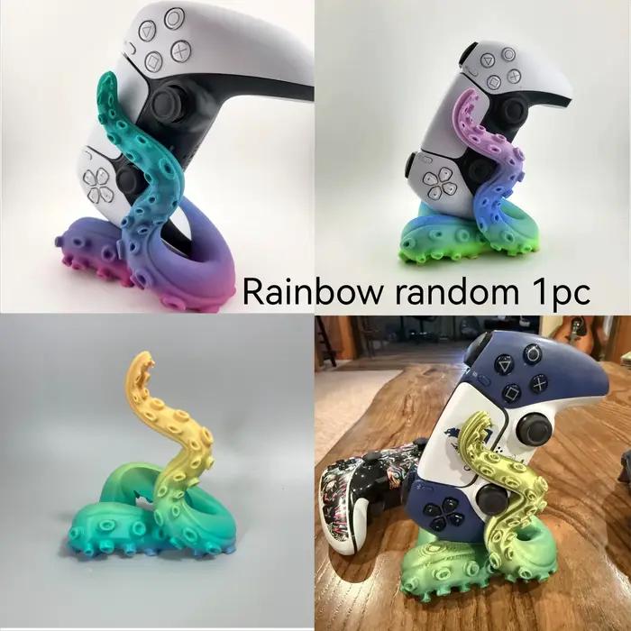 Support de manette de jeu en forme de pieuvre imprimé en 3D