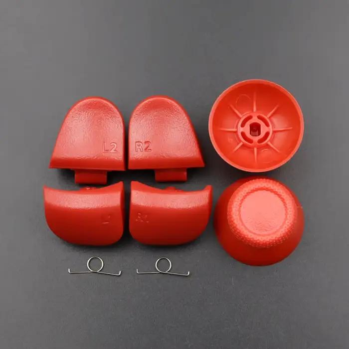 1 ensemble de boutons de déclenchement L1 R1 L2 R2 et ressorts + capuchons de joystick pour manette PS5 V2.0 BDM-020 – Accessoires de remplacement